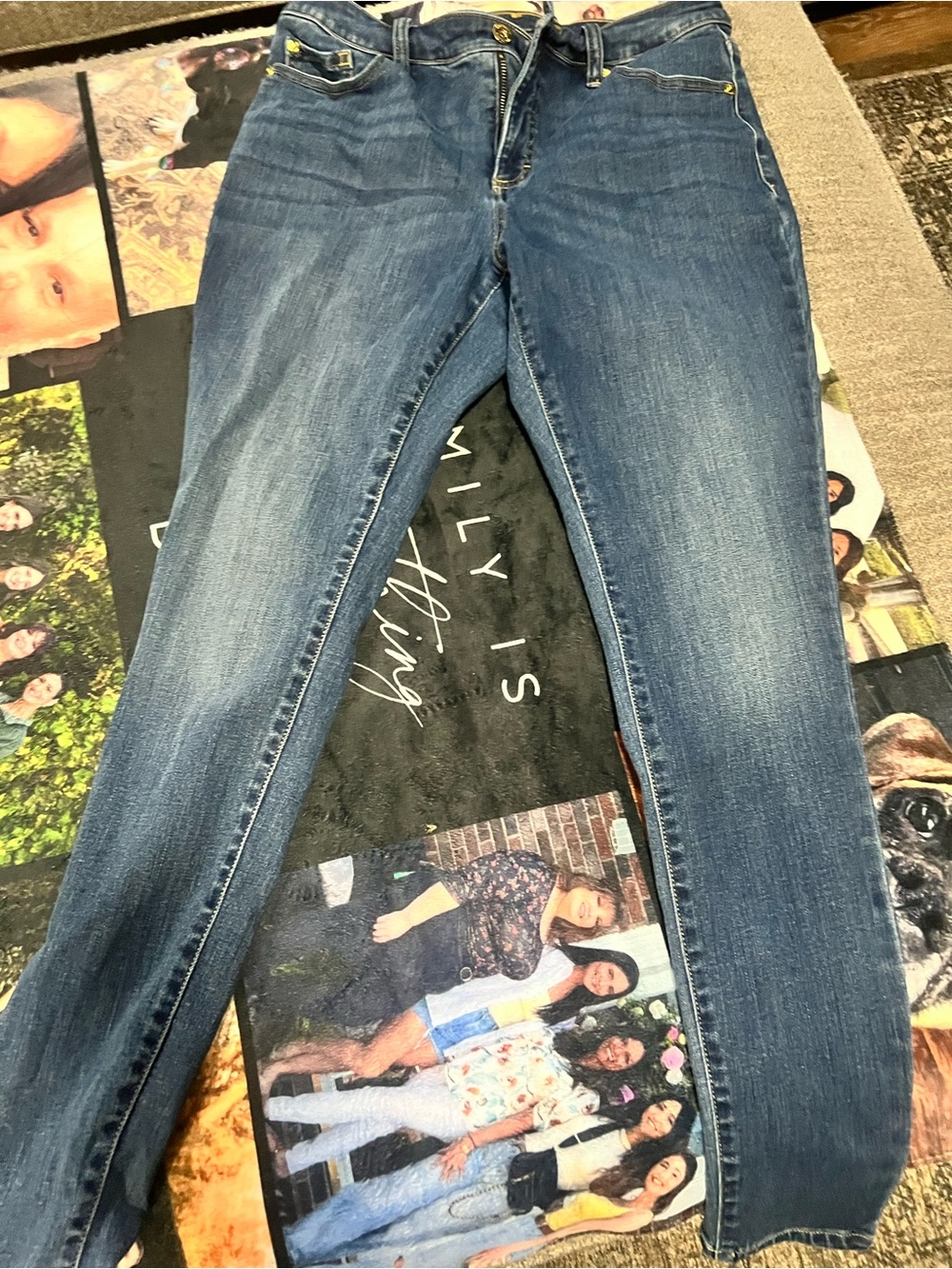 INC International Concepts Medium Blue Skinny Jeans